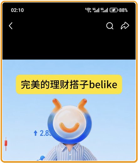 完美的理财搭子belike